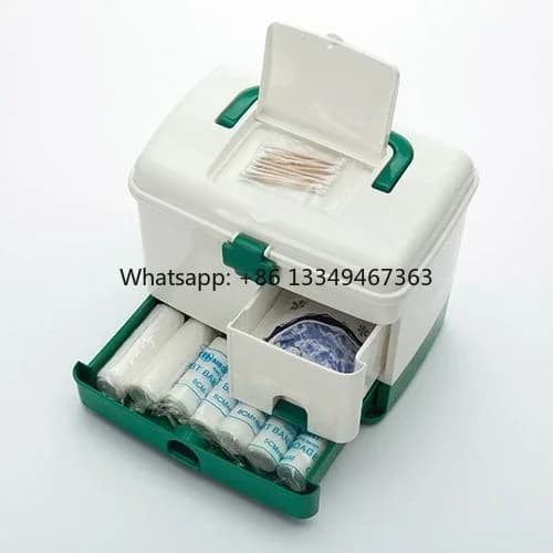 Kit di sopravvivenza del produttore Kit di pronto soccorso completo Set per famiglia e ufficio KIT di pronto soccorso impermeabile in plastica portatile Fast Sh