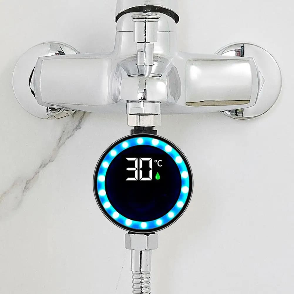 Indicatore di temperatura dell'acqua in acciaio inossidabile Controllo preciso della misurazione LED Termometro touch impermeabile per bagnomaria I9W5
