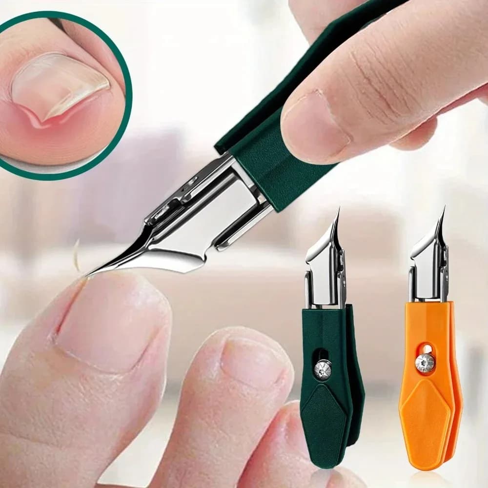 25 ° Nail cutter with inclined edge Wide stainless steel opening Professional nail cutters for oblique fingers with eagle beak