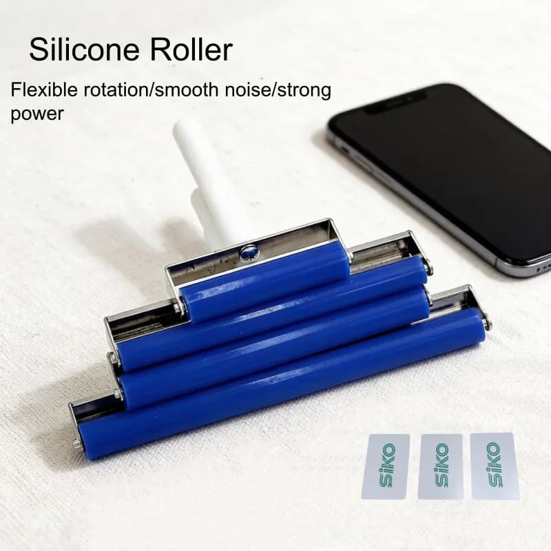 Set di Rulli in Silicone Multi-Misura 6-20CM Professionali per Laminazione Schermi BGA per Riparazione Telefoni, Tablet e Laptop, Anti-Graffio e Senza Bolle