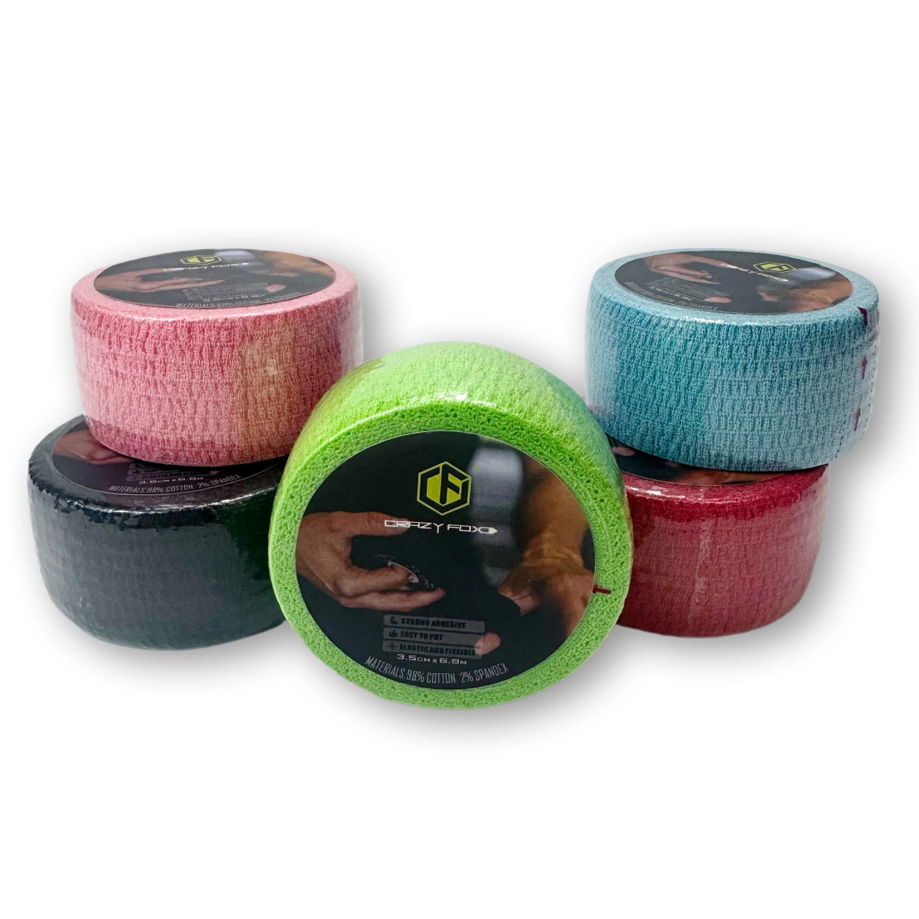 Nastro Adesivo per Sollevamento Pesi, in Cotone Leggero Elastico, Nastro Adesivo EAB Premium, Protegge Pollice, Dita e Mano