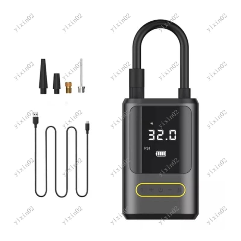 Mini Pompa d'Aria Portatile Wireless Ricaricabile Gonfiatore Manuale per Biciclette Auto Elettriche Gonfiatore per Pneumatici Auto