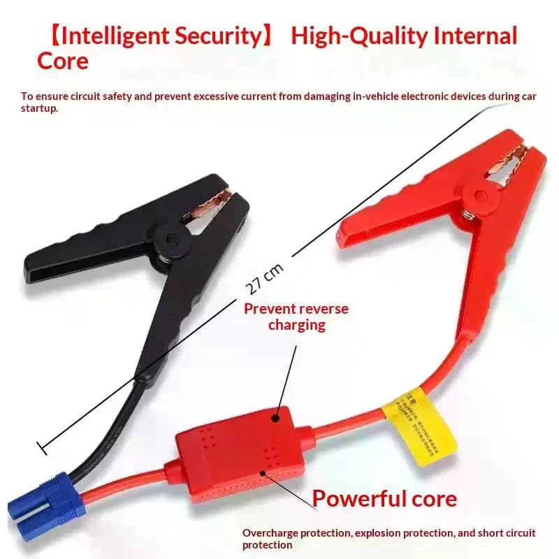 Heavy Duty Jump Starter Alligator Clips Universal Battery Jump Cable Clamps with EC5 Plug for Auto Emergency Use