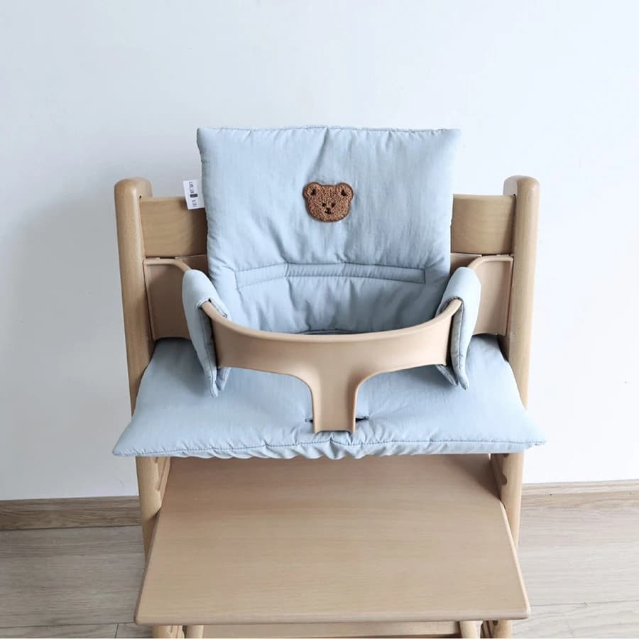 Cartoon Portable Kids Chair Cushion Anti-Dirty Dining Pad Soft Seat Mat For Baby Toddler Growth Chair Indoor Outdoor Use