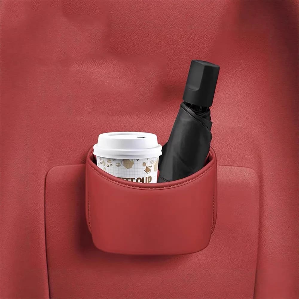 Car Door Cup Holder Box Universal Drink Rack Storage Bin Back Clip Design Car Seat Back Water Cup Box Organizer Pocket