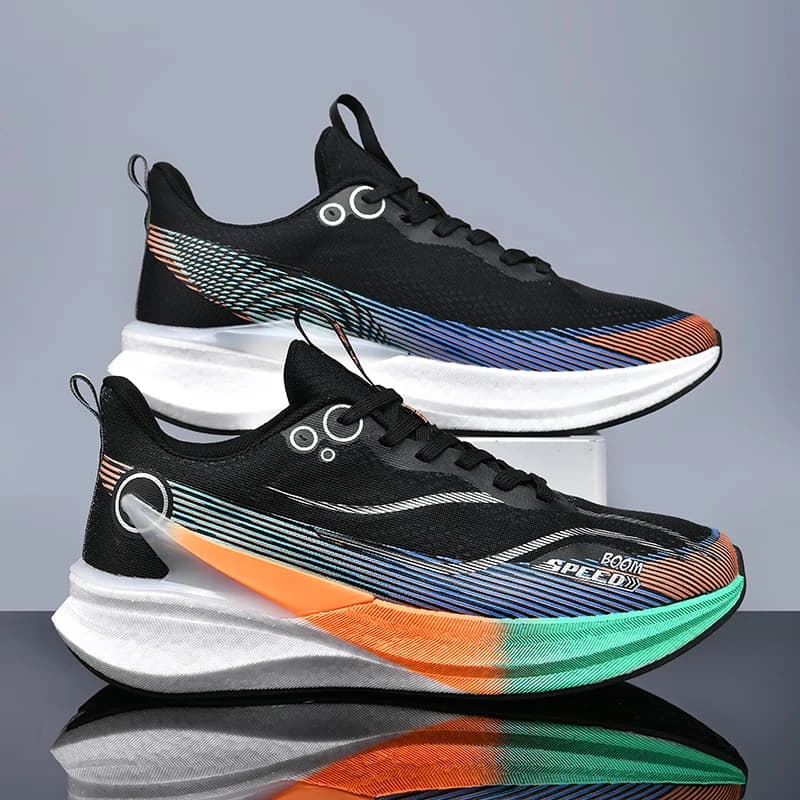 Men's Breathable Mesh Running Shoes, Sneakers Light Anti-slip with Amortization, Athletic Footwear for Jogging, Gym and Walking