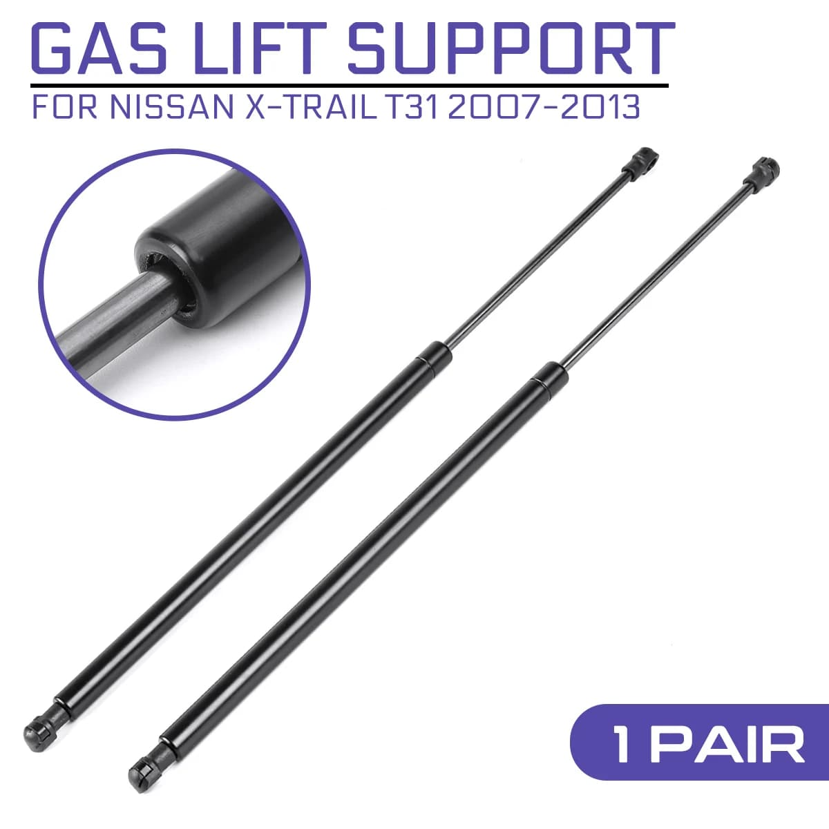 Per Nissan X-Trail T31 2007 2008 2009 2010-2013 Baule posteriore Portellone Boot Molla a gas Ammortizzatore Ascensore Asta di supporto Braccio Struts Bar