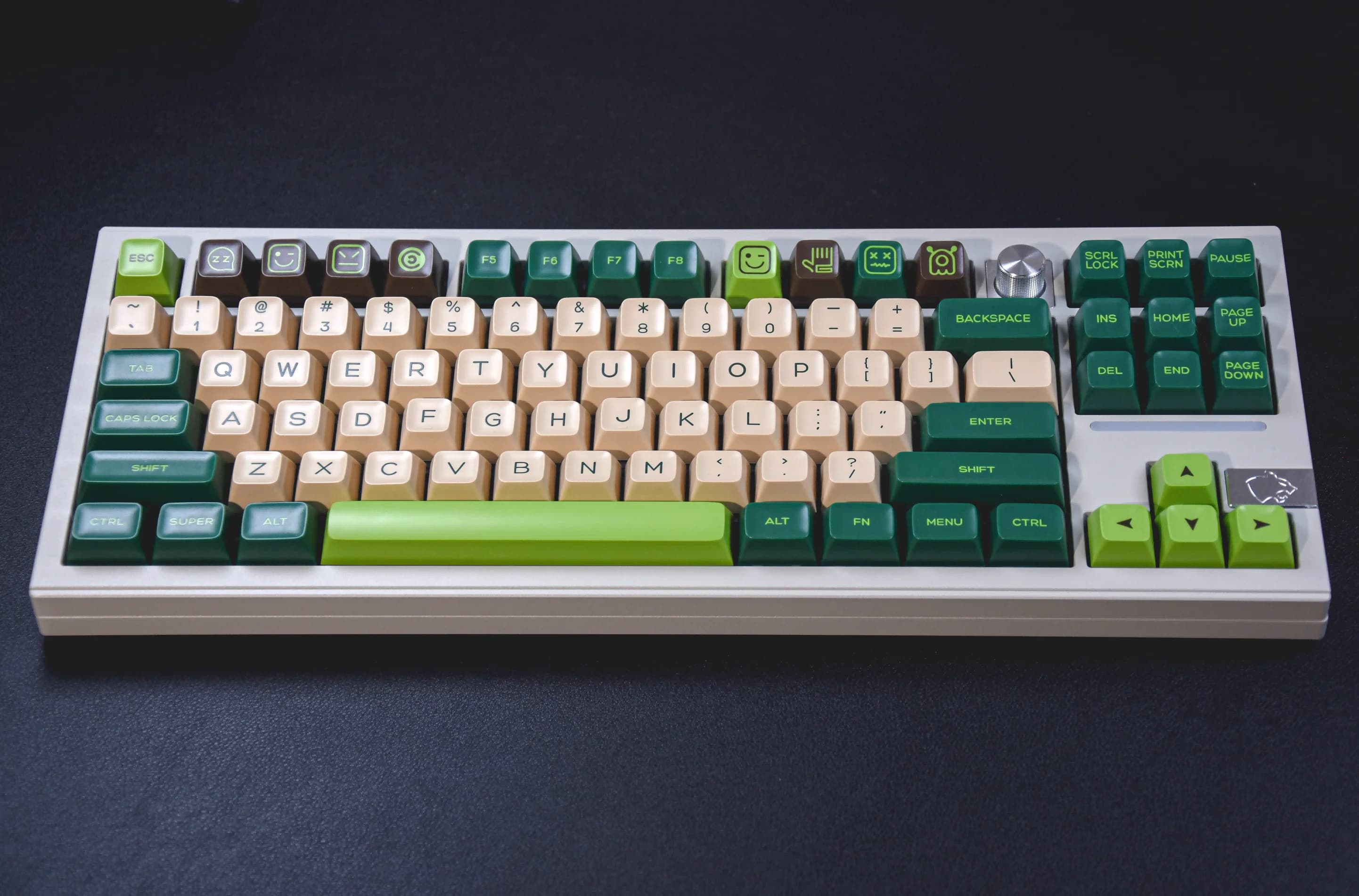 180 tasti/set tastiera keycap fai da te personalizzato PBT originale verde keycaps profilo ISO SA doppio colpo per tastiera da gioco meccanica