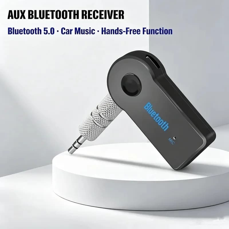 2 in 1 Wireless Bluetooth 5.0 Receiver Transmitter Adapter 3.5mm Jack For Car Music Audio Aux A2dp Headphone Reciever Handsfree
