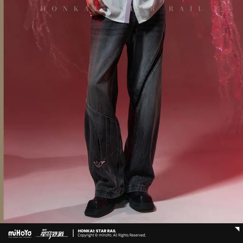 Jeans originali Evernight del 7 marzo mIHOYO Game Honkai Star Rail Evernight Costume cosplay Abbigliamento anime Regalo di Halloween