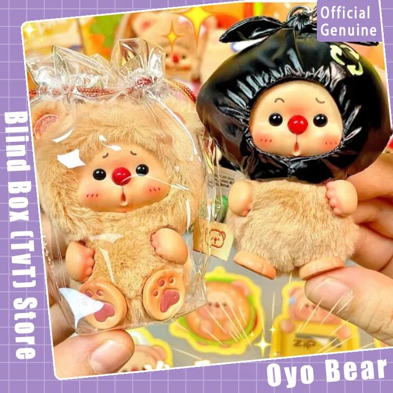 Serie Originale Oyo Bear: Blind Box con Mini Bambole Carine, Ciondoli, Action Figure da Collezione, Decorazioni, Regalo di Compleanno per Ragazze