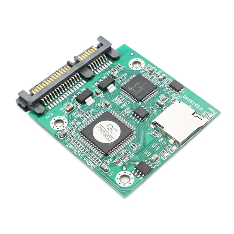 Scheda Micro SD TF a scheda adattatore SATA a 22 pin Custodia HDD da 2,5" Schede TF a convertitore SATA 7+15