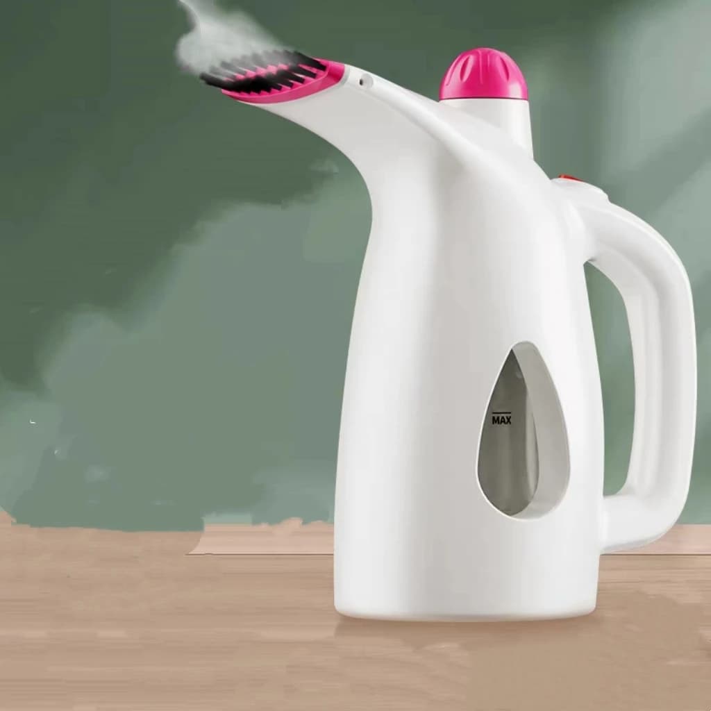 Piroscafo per tessuti portatile portatile 800W Piroscafo a calore rapido per vestiti Rimozione rughe Ferro per indumenti Pulitore a vapore per indumenti