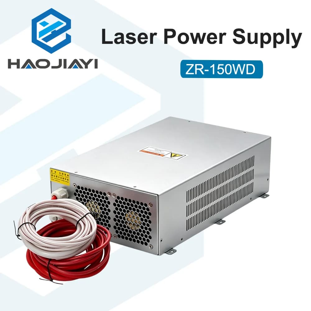 ZR-150WD 150W CO2 Laser Power Supply 150-180W Laser Tube Power Source for Engraving Cutting Machine