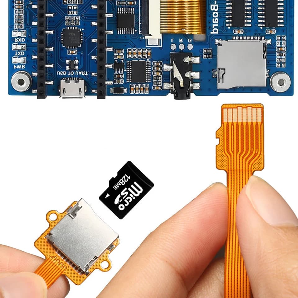 Cavo di prolunga flessibile da TF femmina a TF micro TF maschio (TF a TF) per schede di memoria, adattatore lettore, connettore 10/15/25cm