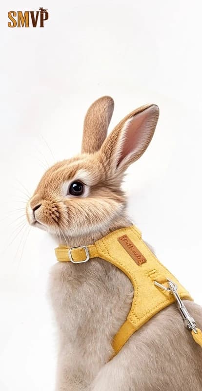 Pettorina Anti-Fuga per Conigli con Design Regolabile, Accessori per Gite con Piccoli Animali, Trasportino per Piccoli Animali