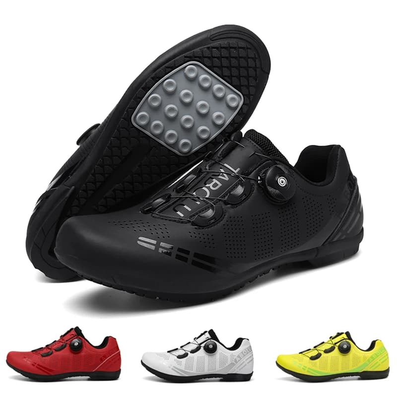 Scarpe da Ciclismo Uomo/Donna Senza Tacchette per Mountain Bike e Bici da Strada, Scarpe da Ciclismo Flat Pedal MTB Senza Chiusura per Bici da Corsa