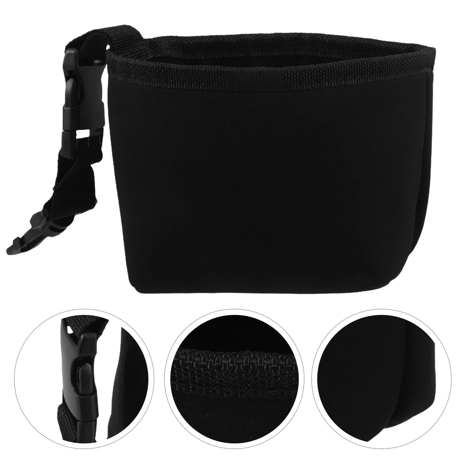 Sacchetto in Neoprene per Pulizia Palline da Golf e Borsa per Lavaggio Mazze, Compatto, Impermeabile, Antipolvere, Asciugatura Rapida, Clip Staccabile