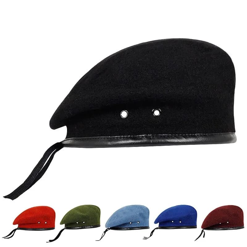 Berretto unisex tinta unita uomo donna pittori cappelli autunno inverno berretti caldi berretto piatto berretti hip-hop