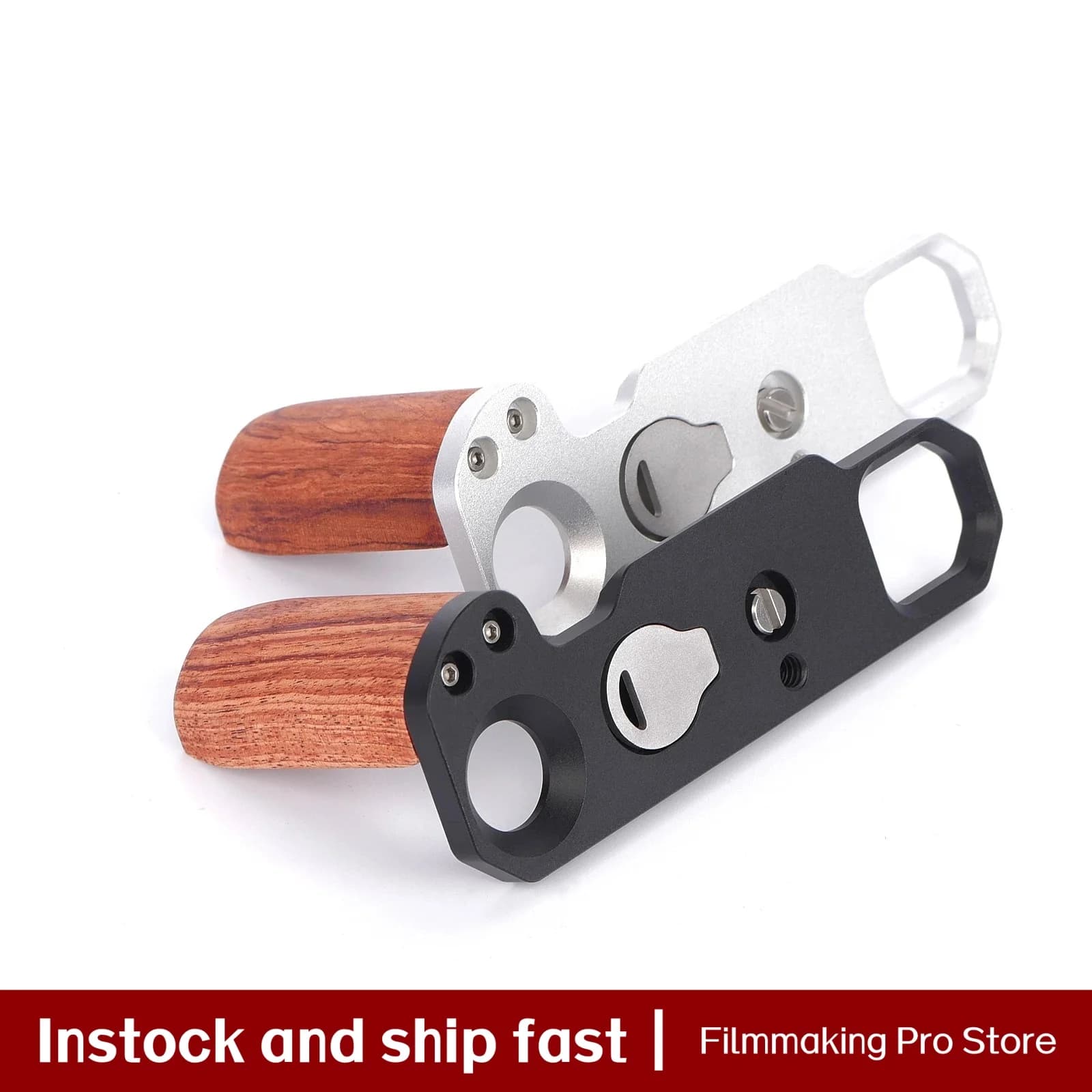 Fittest Hand Grip Piastra a sgancio rapido per Nikon S3 S2 Film Camera Arca Swiss Supporto per treppiede Manico in legno Impugnatura in legno Fit RRS