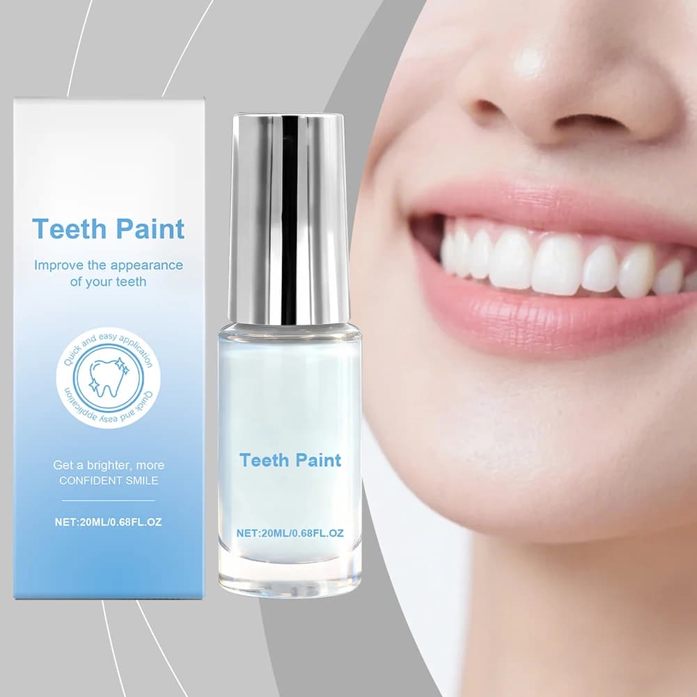 Whitening paint for teeth, dazzling gloss, smooth tooth surfaces, professional paint for teeth, for yellow teeth spots, oral care