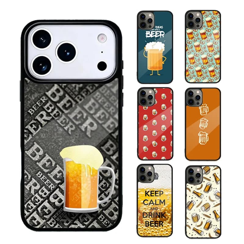 Beer Mug Beer Bubbles Phone Case For iPhone 17 Pro Max 17 Air 11 12 13 14 15 16 Pro Max Shockproof rubber Cover