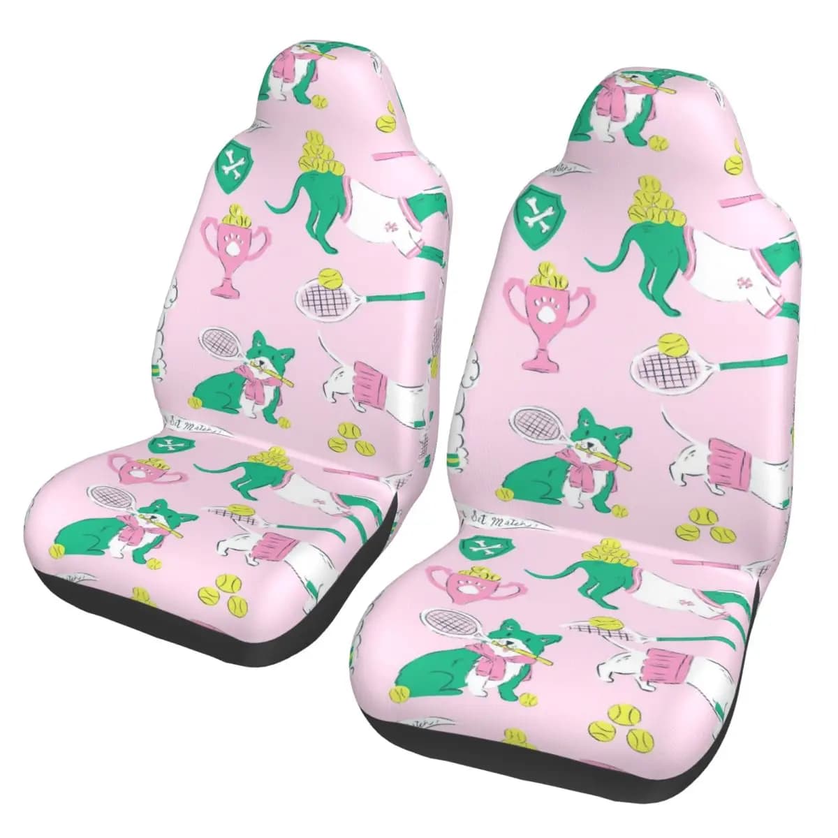 Universal Car Seat Cover with Greyhound Dog Motive, Protective Mat in AUTOYOUTH Polyester for Dog Lovers