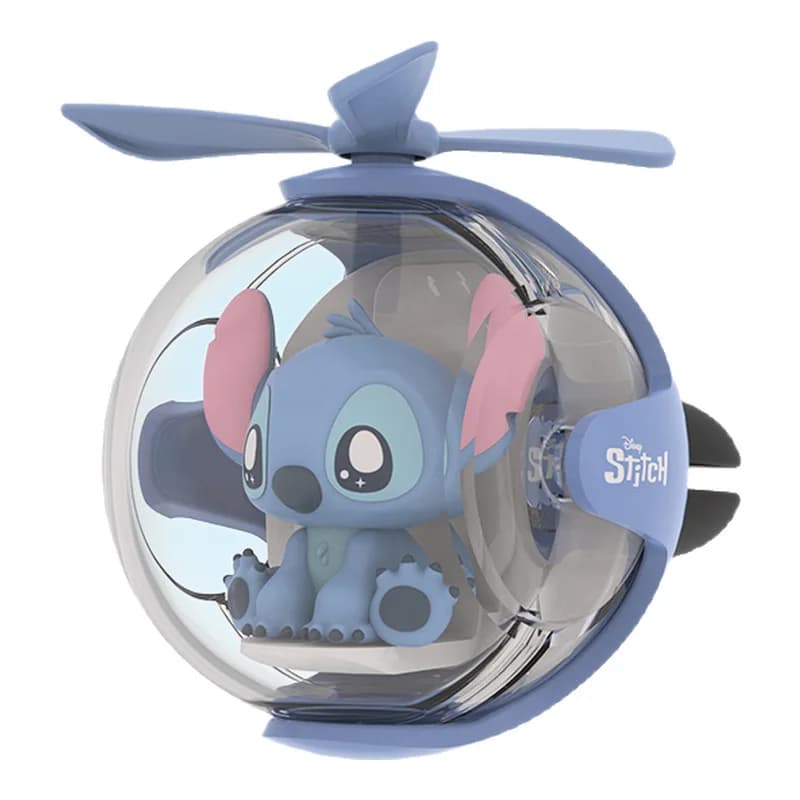 Stitch Lotso car perfumer, small decorative fan for aromatherapy to be mounted on the car air outlet, car accessories