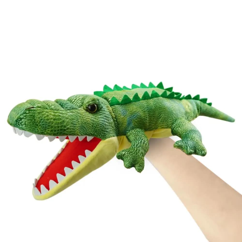 Tartaruga Salamandra Burattino a mano animale Lucertola Serpente Rana Coccodrillo Burattino a mano Burattino educativo per racconti di animali di peluche