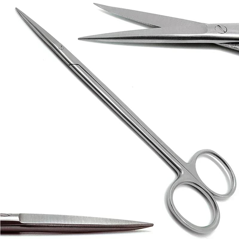 Pinze emostatiche dritte e curve in acciaio inossidabile Pinze da pesca per animali domestici in acciaio inossidabile Forbici chirurgiche dentali mediche