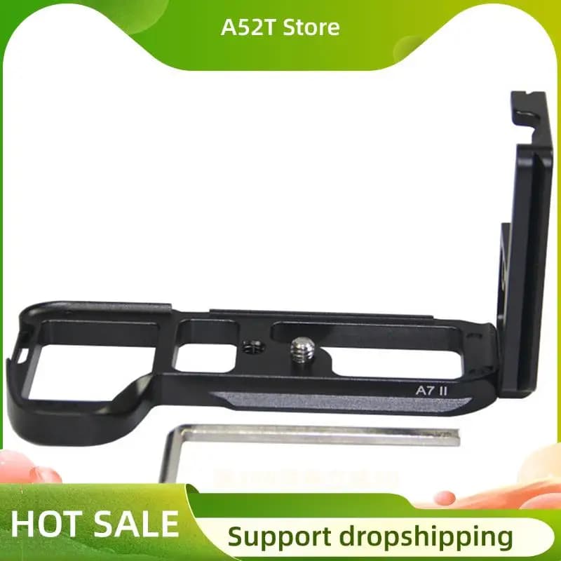 A52T Supporto per staffa piastra a sgancio rapido L Impugnatura adatta per Sony Alpha A7M2 A7R2 A7S2 per testa treppiede Arca Swiss