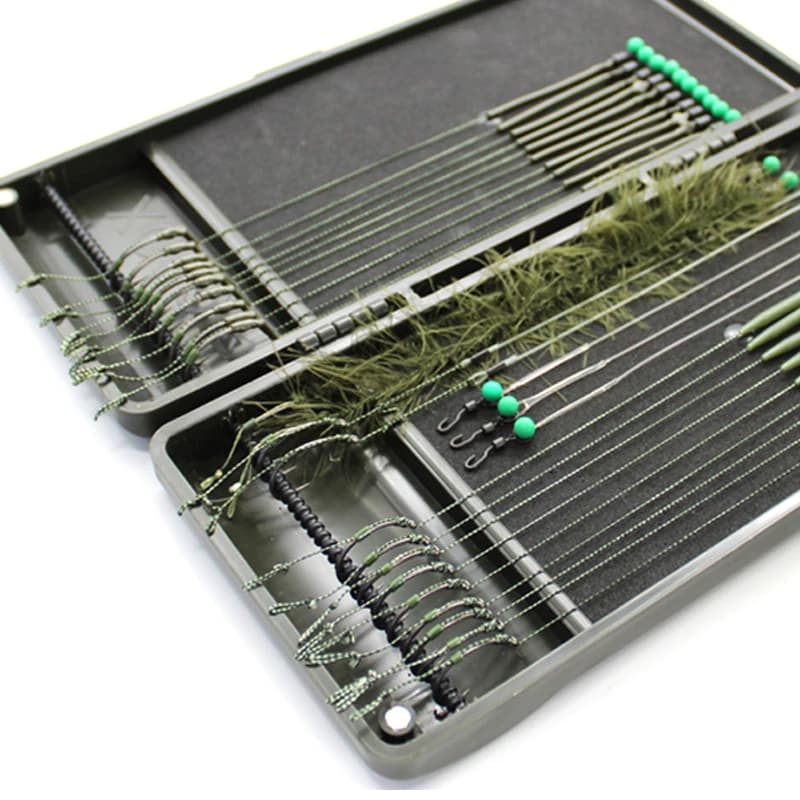 Carp Fishing Equipment Safe Combi Soft Hooklength Hair Rig Storage System Magnetic box for fishing gear