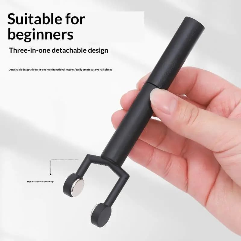 SXH Magnet Stick 3 in 1 a forma di Y, magnetico per unghie, a doppia testa, per gel UV, forte magnete multifunzionale per nail art, penna magnetica fai da te