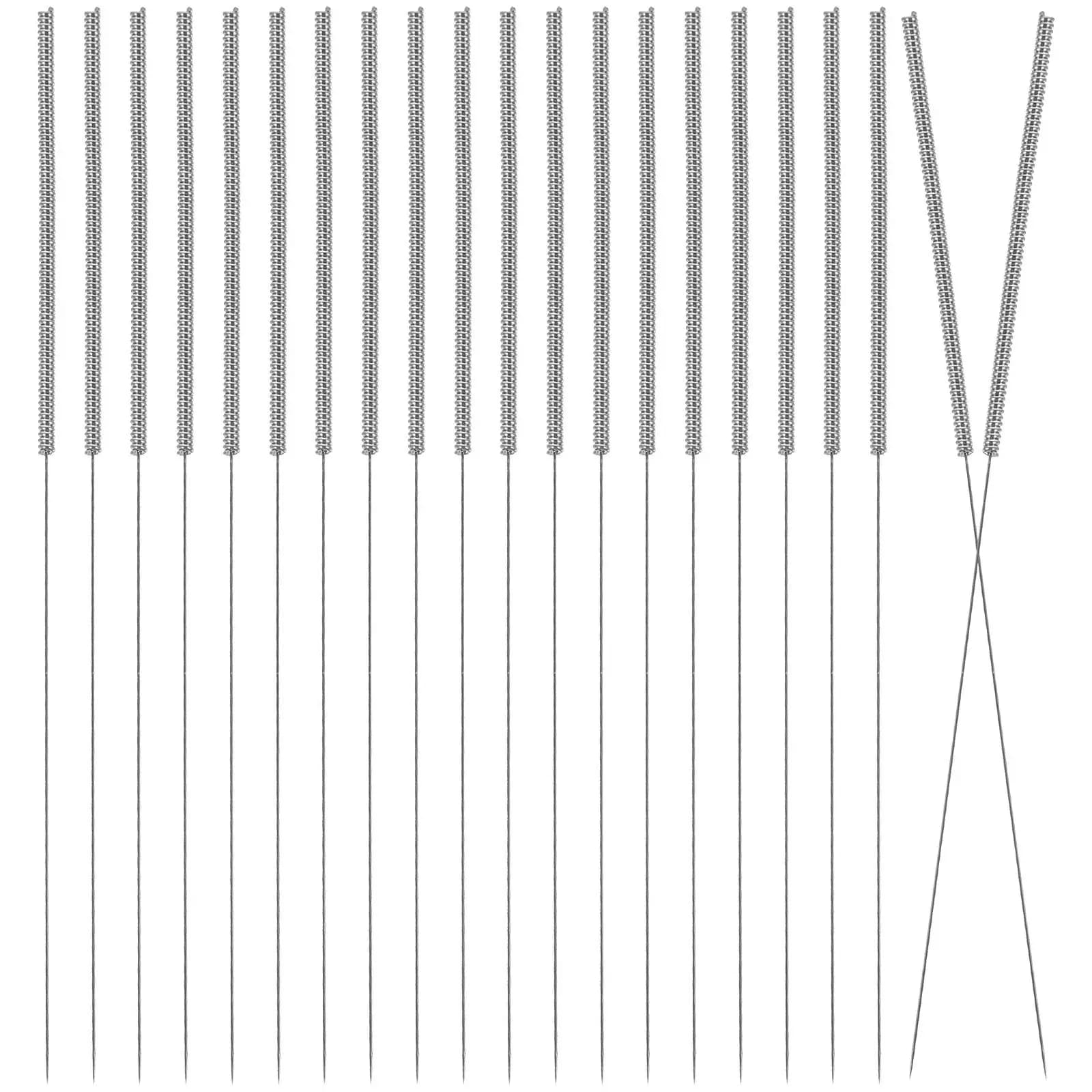 25 Aghi per la Pulizia degli Ugelli della Stampante 3D, 0,4 mm, in Acciaio Inossidabile, Strumenti di Precisione per la Pulizia di Ostruzioni di Filamenti PLA, ABS, PETG