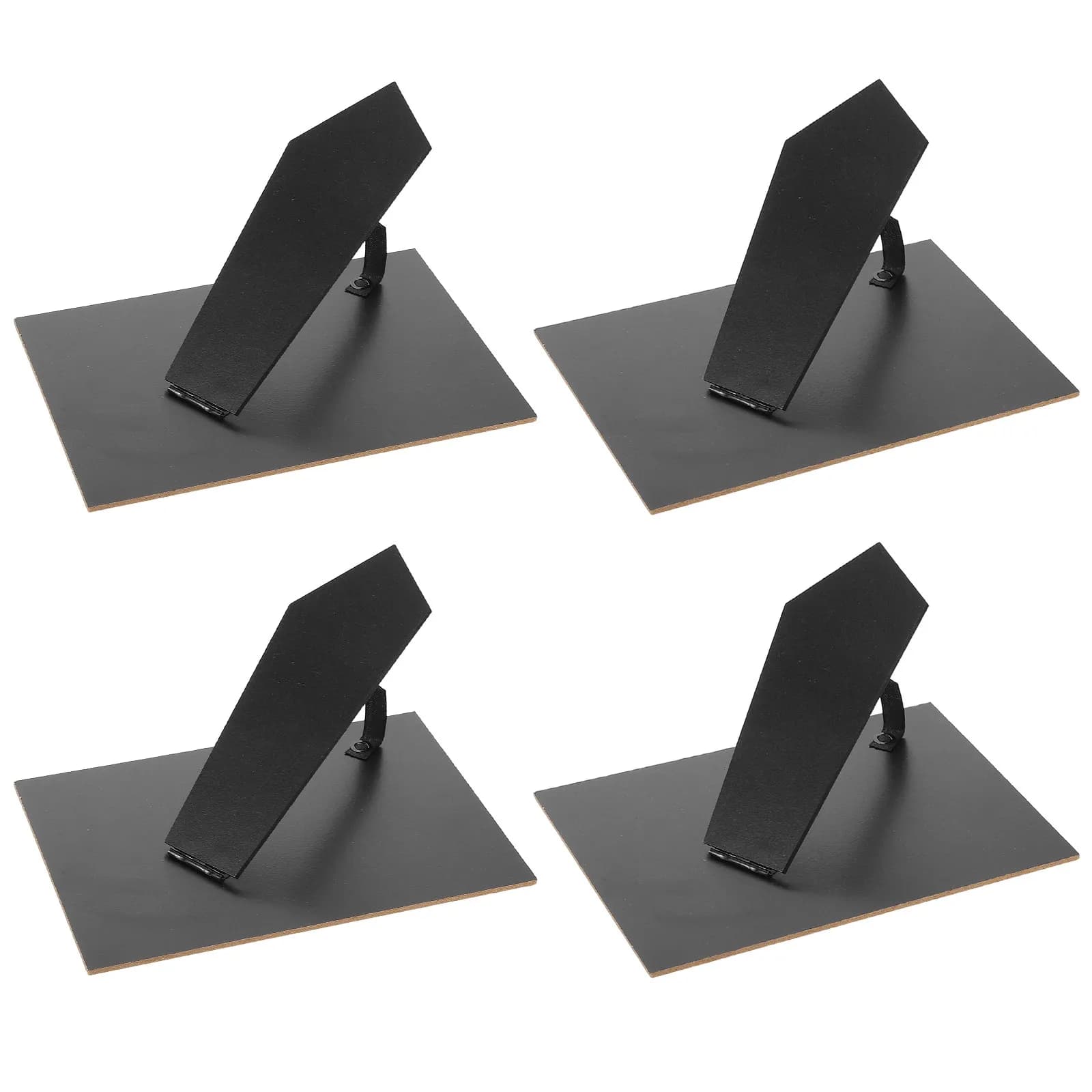 4 Pieces Black Frame Support Panel, Photo Support Replacement, Adjustable Table Display, DIY