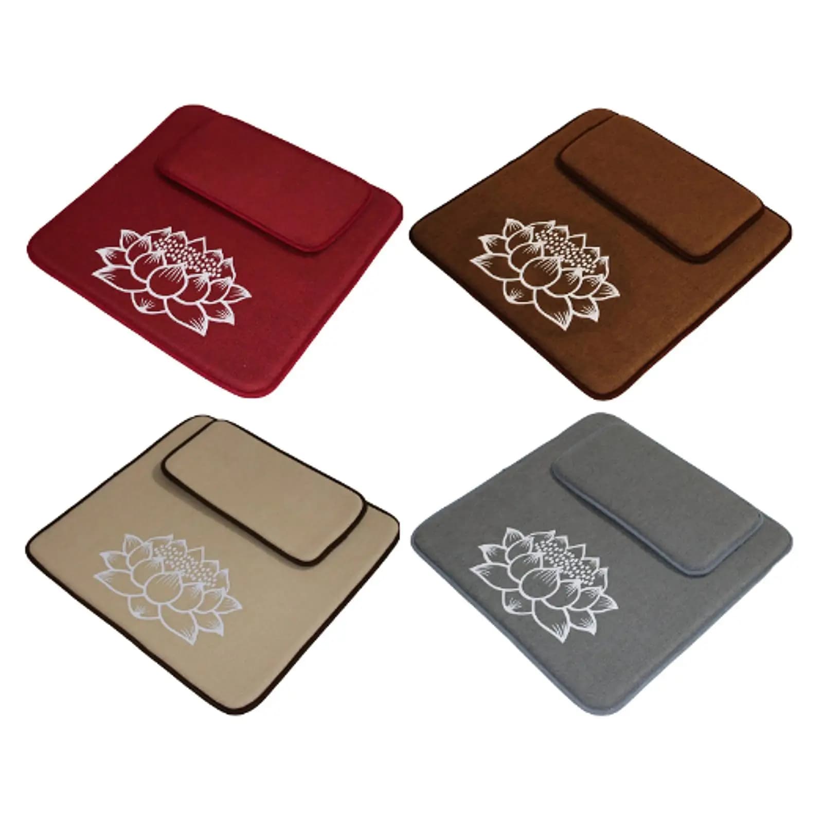 Meditation Cushion Set Linen Floor Pillow Yoga Mat Nonslip Adult Yoga Chair for Home Yoga Room Practice