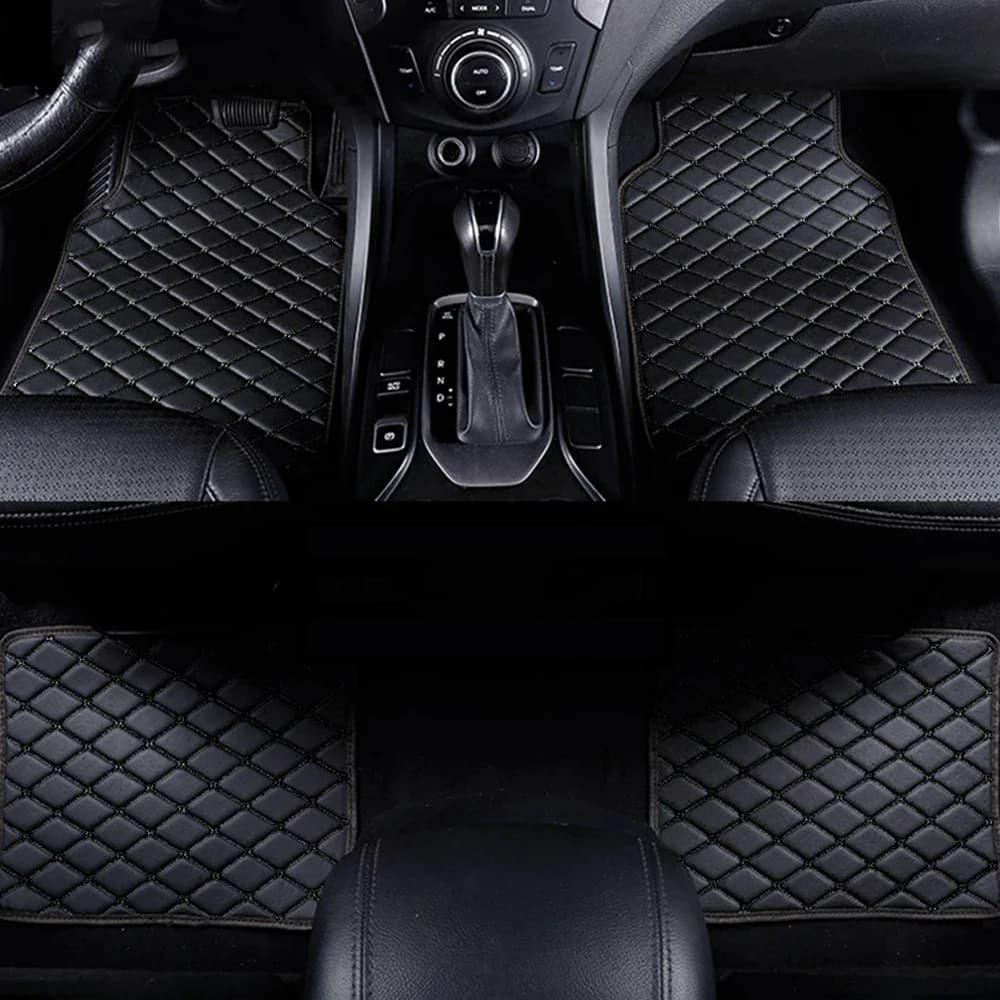 Universal Size Artificial Leather Car Floor Mats for PEUGEOT 206 307SW 308 407 408 508sw 208 2008 3008 4008 5008 Car Accessories