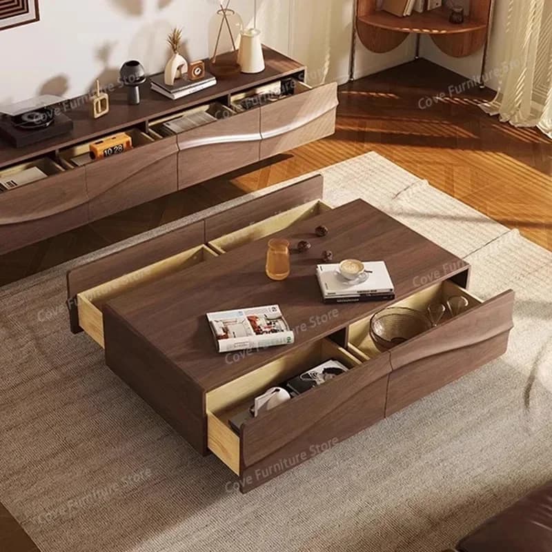 Wood Modern Tv Stands Aesthetic Designer Minimalist Luxury Tv Table Monitor Office Hallway Organizer Archivadores Home Furniture
