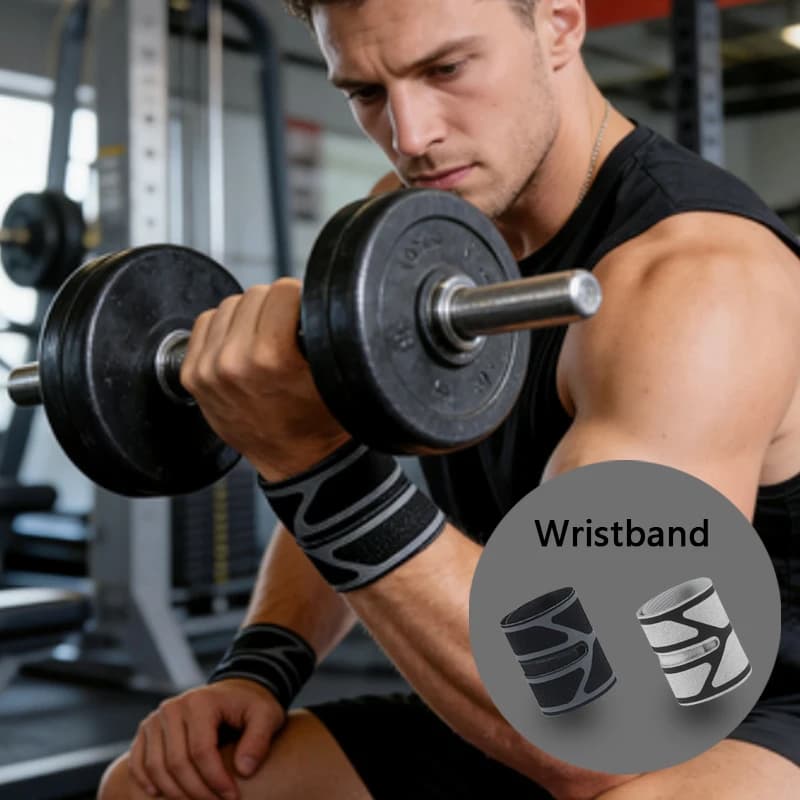 1pcs Breathable Adjustable Wristband Support Compression Wrist Brace for Pain Relief, Secure Fit for Climbing, Weightlifting