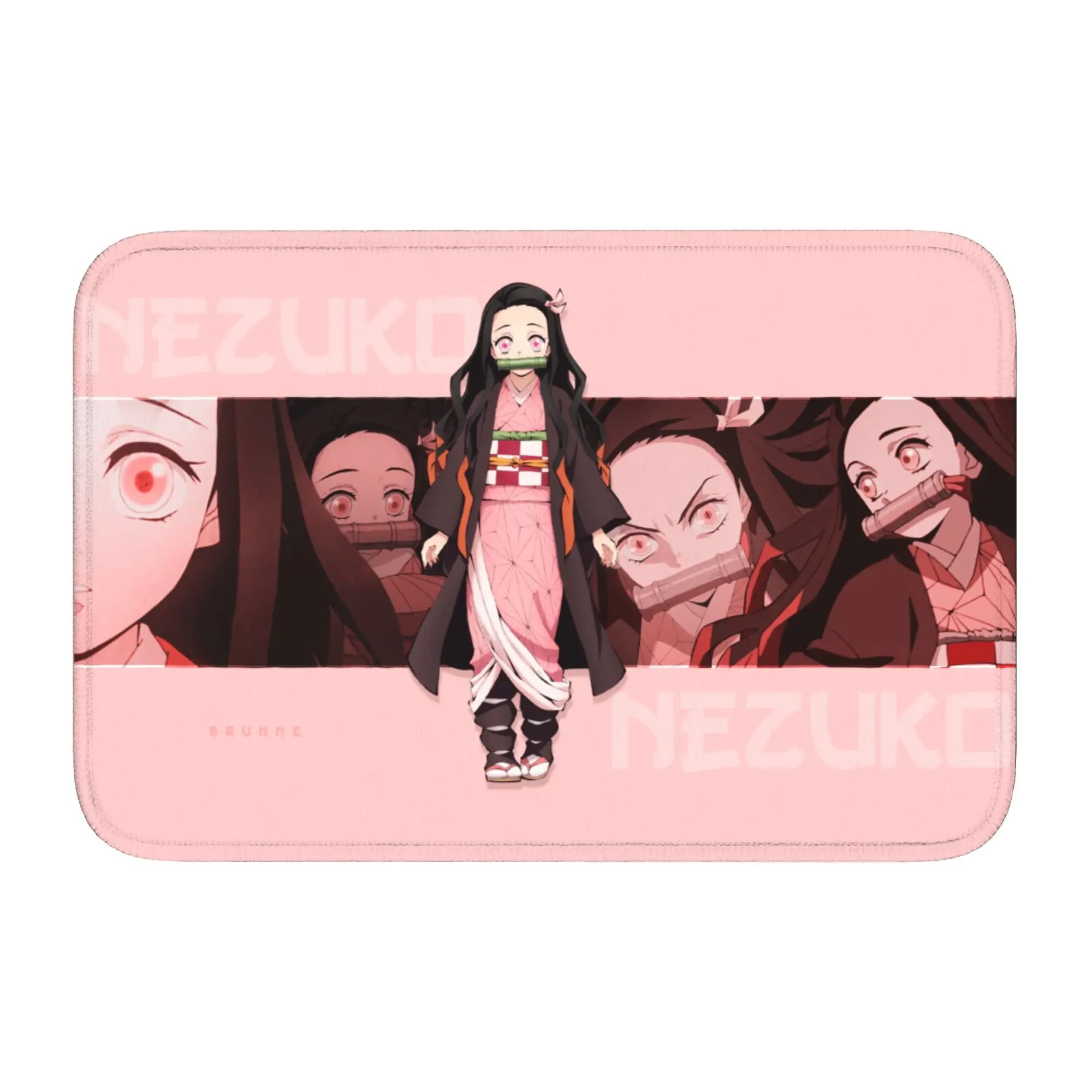 Customized Demones S-Slayer Mat for Entry Door, Anti-slip, Fast Drying, For Living and Input