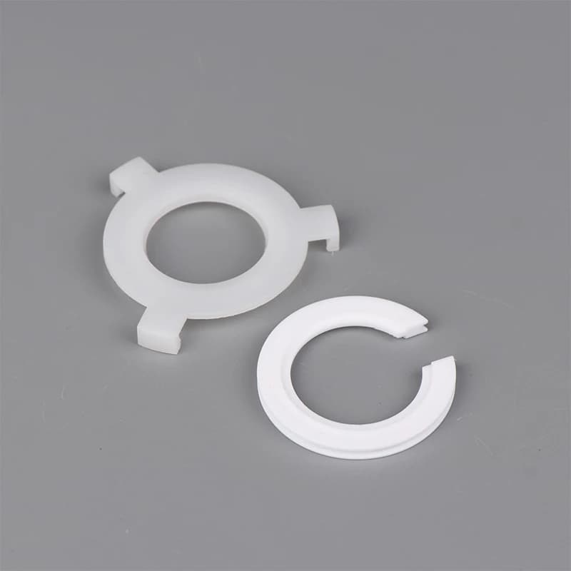 5 pezzi da E27 a E14 paralume lampada paralumi presa anello riduttore adattatore rondella copertura lampada bianca accessori