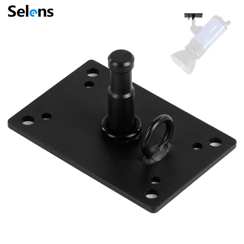 Selens 6cm Photo Studio Lighting Wall Holder Mini Light Stand Fixed Brackets Baby Plate Photography Studio Flash Accessories