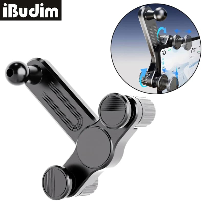 Base per supporto per telefono per auto con testa a sfera da 17 mm Accessori Supporto per telefono cellulare Base per supporto di navigazione per schermo di visualizzazione della console centrale dell'auto