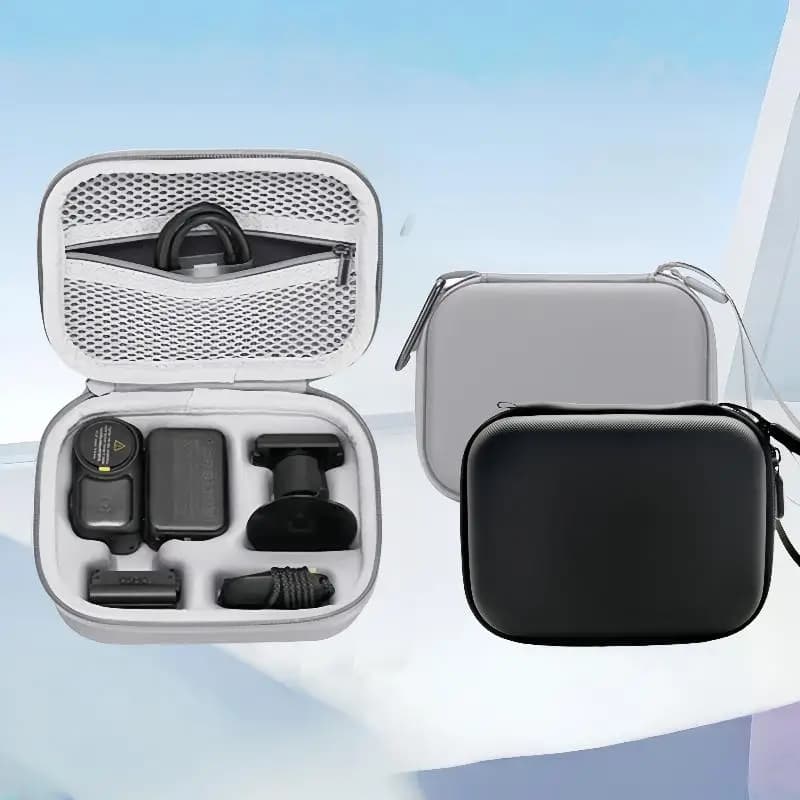[T] For OSMO NANO Carrying Case Travel Bag PU Storage Bag Handbag Box For OSMO NANO Standard Bundle Camera Accessories