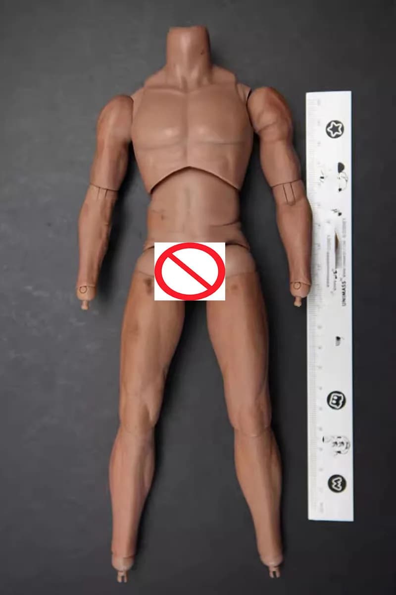 1/6 HOTTOYS HT MMS211 Versione originale Muscolo maschile Forte figura di azione del corpo con connettore del piede della mano per i fan della figura della bambola da 12 "
