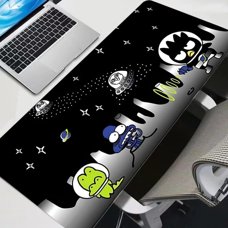 Tappetino per mouse Bad Badtz-Maru Kawaii Anime Cute Girl Gabinete Gamer Tappetino per scrivania per computer Tappetino per tastiera Accessori per giochi Mousepad