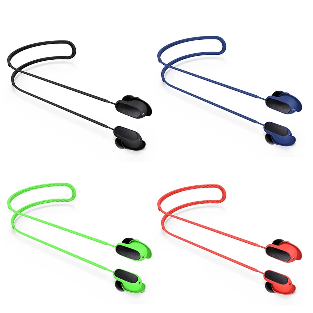 Soft Silicone Headset Hanging Neck Rope Replacement Wireless Earphones Lanyard Sports Equipment for Bose QuietComfort Earbuds II