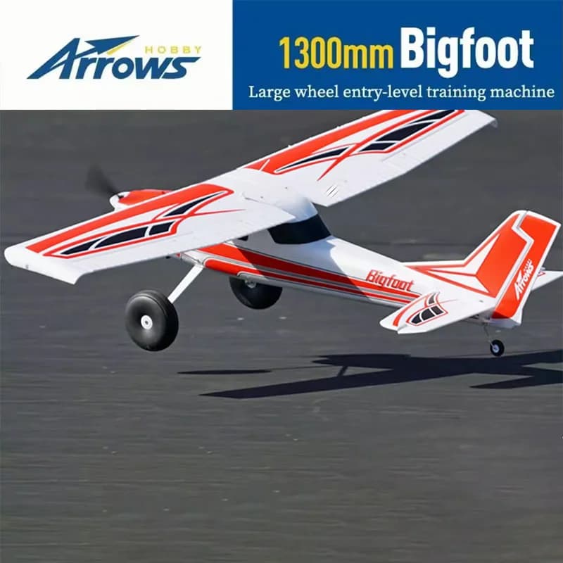 Aereo modello freccia blu 1300mm fuoristrada a bassa velocità entry-level telecomando aereo elettrico assemblaggio esterno ali fisse