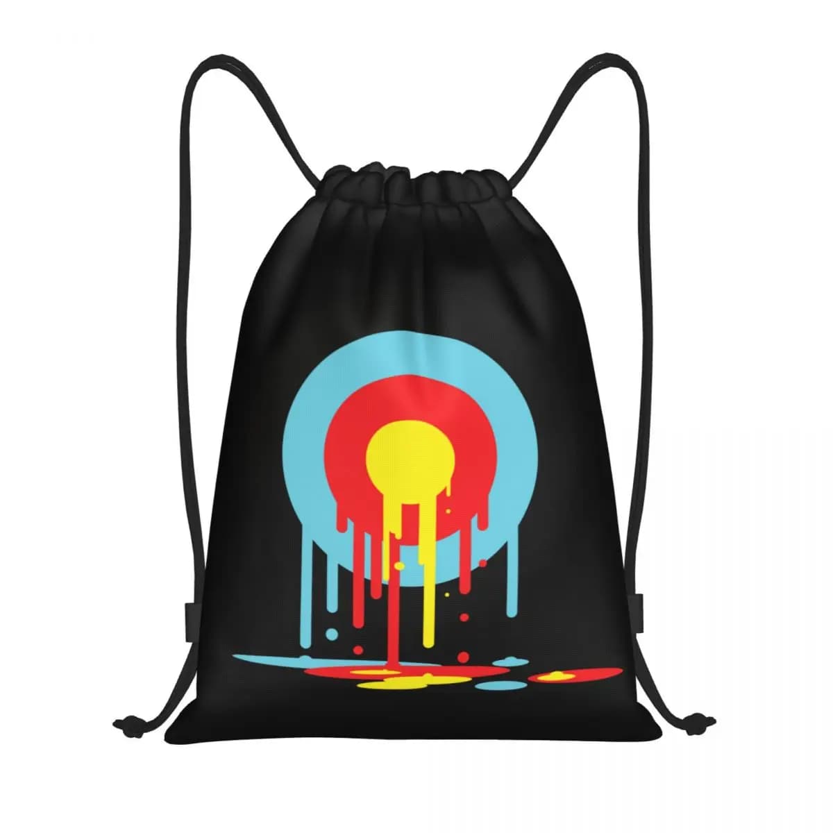 Borsa da palestra sportiva con coulisse per bersaglio piangente personalizzata per donna Uomo Tiro con l'arco Archer Freccette Shoot Shopping Sackpack