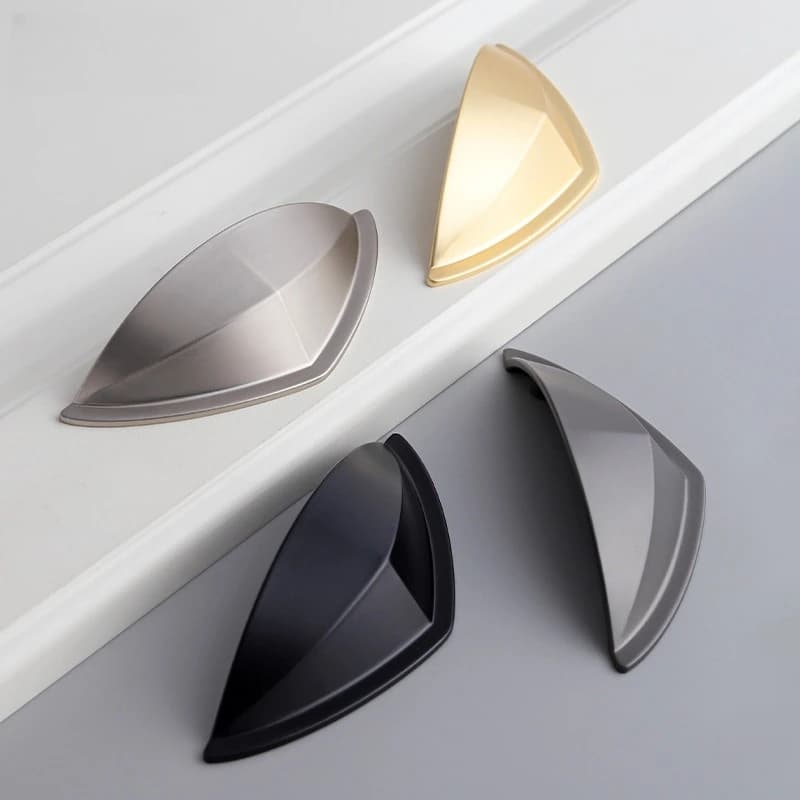 Maniglia minimalista per porta dell'armadio con cassettiera per armadio da cucina, armadio e toletta, ferramenta per mobili monoforo